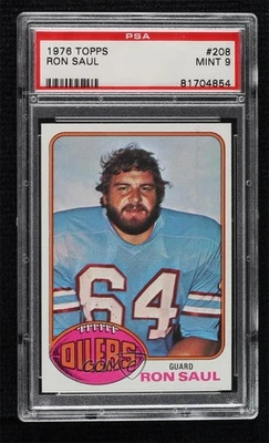 1976 Topps Ron Saul #208 PSA 9 MINT - Image 1 of 2
