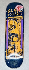 Slave Skateboards Economics Deck – Econo Slave – 8.94 Blue/Orange Graphic - Picture 1 of 3