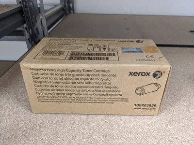 106R03929 OEM Xerox Extra High Yield Magenta Toner.  - Image 1 of 2