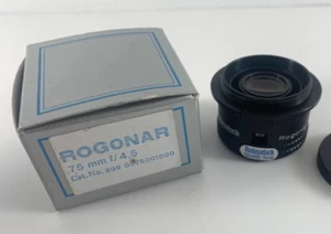 Rodenstock Rogonar 75mm f/4.5 Enlarging Lens Vintage Germany - No Cap - EXC - Picture 1 of 9
