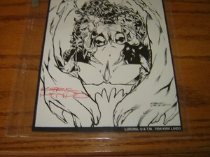 VAMPEROTICA LIMITED LUXURA PRINT SIGNED BY Kirk Lindo!! 1994 HIGH GRADE RARE - Picture 1 of 4