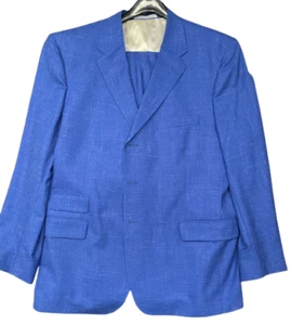 SUIT 2-PIECE BLUE MEN'S COROPRATE IMAGE (JACKET 48,  PANTS 39 X 32)  - Picture 1 of 10
