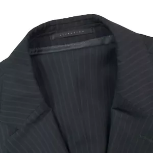 Mens 42 R Hugo Boss " Selection " Super 150's Charcoal Grey Multi Stripe Suit - Bild 1 von 24