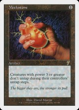 Meekstone 7th Edition HEAVILY PLD Artifact Rare MAGIC GATHERING CARD ABUGames