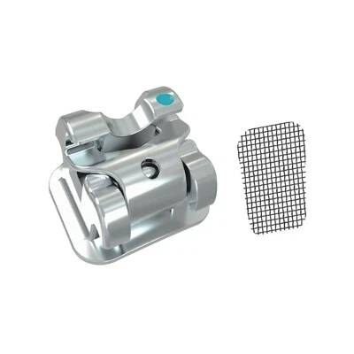 Интерактивный металлический ортодонтический самолигирующийся кронштейн Clever M MBT Roth 022 345 Вт/Ч - Изображение 1 из 4