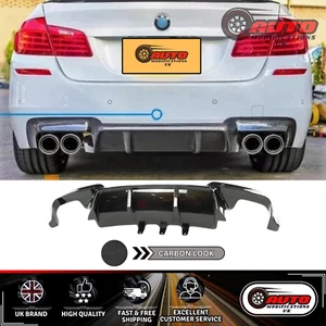 BMW 5er M5 F10 F11 M Sport Kohlefaser Heckschürze Diffusor Quad Auspuff - Bild 1 von 9