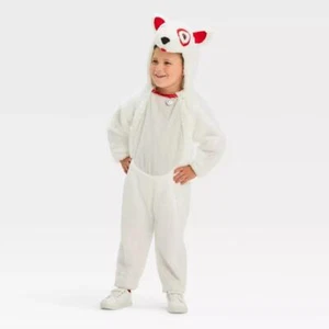 Toddler Hyde & EEK Target BULLSEYE Dog Halloween Costume Jumpsuit Size 2T-3T NWT - Picture 1 of 1