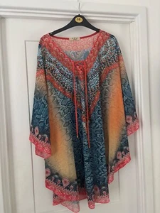 OPL kaftan cover up size M multicolored - Picture 1 of 5