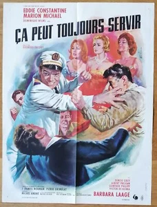 CA CAN ALWAYS SERVING Eddie Constantine Original Kino Poster 80x60 Mascii - Bild 1 von 1