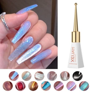 Esmalte Cristal Gel Aurora Esmalte en remojo Uñas Gel Gato Magnético Ojo UV Gel - Imagen 1 de 53