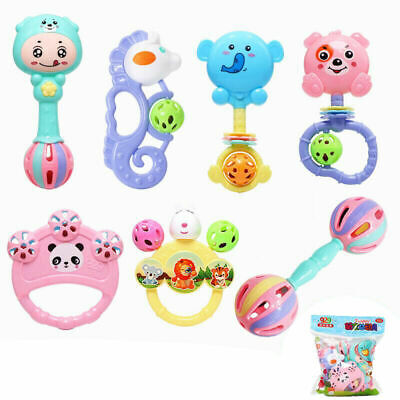 7 Pcs/Set Baby Rattle Toys Baby Sensory Toy Kids Baby Early Educational Toys • 16.99$