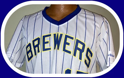 MILWAUKEE BREWER CECIL COOPER US CELLULAR STADIUM GIVEAWAY JERSEY ADULT XLARGE - Image 1 of 4