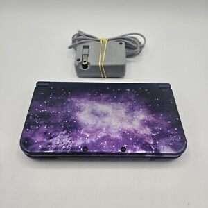 Nintendo 3DS XL Galaxy Edition Handheld System Purple With Charger Tested