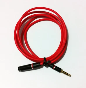 2x 4Ft Audio Extension Cable 3.5mm Aux Stereo M to F Extend all Headset Cord - Picture 1 of 4