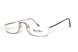 TOTALMENTE NUEVAS GAFAS VERDADERAS DE COLECCIÓN ARCO DE LLUVIA SEMI SIN MONTURA ORO CLARO 50-22-135 EE. UU. - Imagen 1 de 5