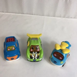 Vtech Go Go Smart Wheels 3 Vehicles~ Pickup truck, Race car & Helicopter - Picture 1 of 6