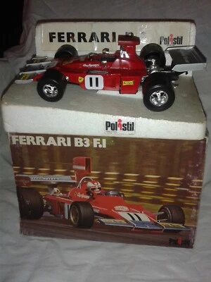 POLISTIL SCALA 1/25 CODICE  FX7 FERRARI 312 B3 N° 11 CLAY REGAZZONI IN SCATOLA - Immagine 1 di 4