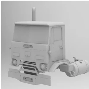 1/25th GMC CRACKERBOX DFR 8000 DAY CAB 3d designed by Alfa-Cantauri - Picture 1 of 3