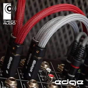 EDGE 3 m PHONO (RCA) GRAU Verbindungskabel (1x Paar Stecker auf Stecker) DAS AUDIO - Bild 1 von 10