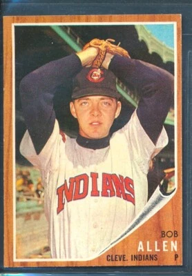 1962 Topps #543: BOB ALLEN High # Cleveland Indians SP ~ NM to NM-MT - Image 1 of 2
