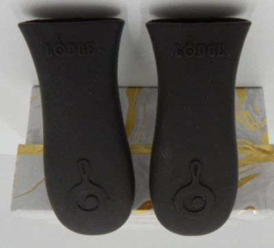 2 Lodge Sartén de Hierro Fundido Manijas de Silicona Soporte Manga-5 1/8" de Largo Foto 1 de 4