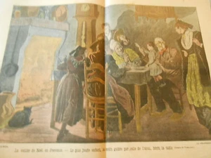 La veillée de Noel en Provence L'enfant bénit la table Print 1913 - Picture 1 of 1