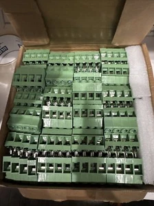 Reihenklemme Rastermaß 10,16mm 4-polig grün 60A 99 Stück - Bild 1 von 6