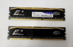 TEAM GROUP INC. ELITE + 16GB (2X8GB) DDR3 1600 PC3-12800 1.5V TPD38G1600HC11BK - Picture 1 of 2