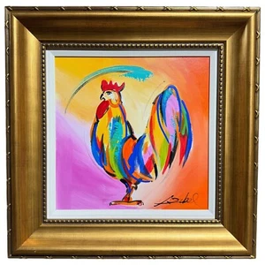 Pintura acrílica original sobre lienzo Alfred Gockel “Orgullo” con certificado de autenticidad Park West - Imagen 1 de 3