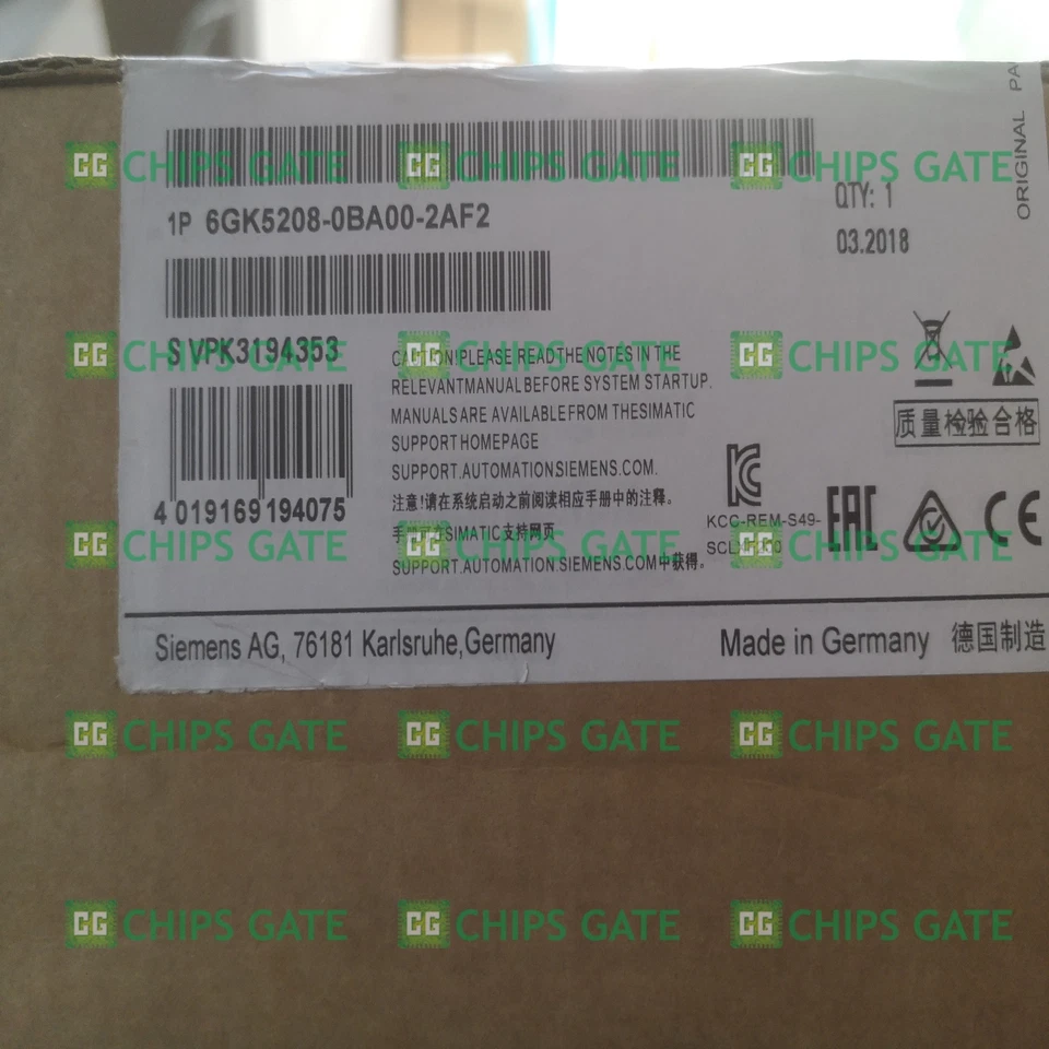 1PCS NEW ORIGINAL SIEMENS 6GK5208-0BA00-2AF2 6GK5 208-0BA00-2AF2 SIMATIC SCAL - Image 1 of 1
