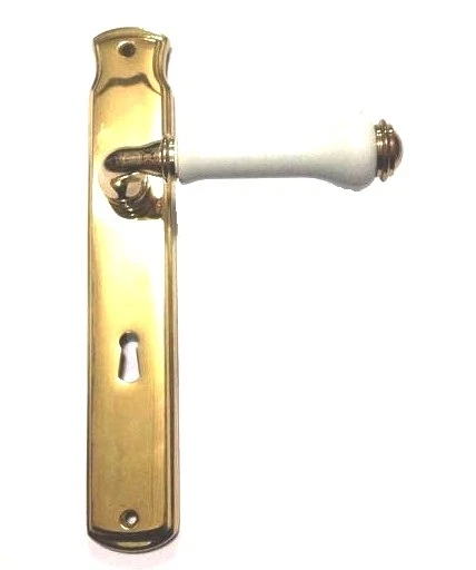 Maniglia con placca distanza 70 Valli & Valli "Spiga" H176 impugn. porcellana Foto 1 de 1