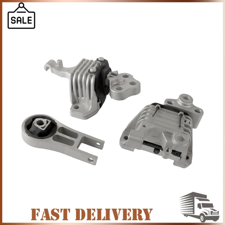 Motor de motor de 3 piezas y transmisión automática y montaje de puntal de par para Jeep Cherokee 14-19 3,2 L Foto 1 de 4