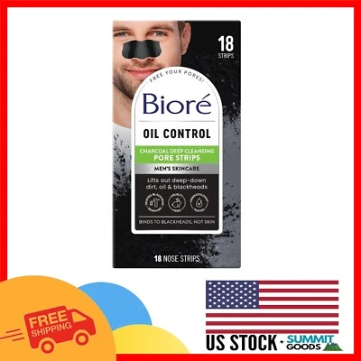 Cruelty-Free Charcoal Pore Strips for Men - Deep Cleansing & Oil Control - Image 1 of 4