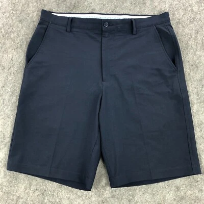 Pantalones Cortos FootJoy Para Hombre 35 Azul Chino Tiro Alto Frente Plano Elastizados Poliéster Golf Foto 1 de 4