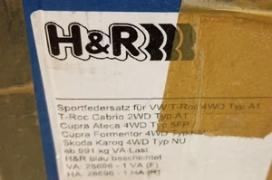 Muelles de reducción H&R 28696-1 30-40 mm VW/Cupra/Skoda T-Roc Karoq Ateca - Imagen 1 de 1