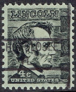 1965 4c Lincoln precancel ERROR f/CHOKOLOSKEE FL 1282-841 Nice stamp! - Picture 1 of 1