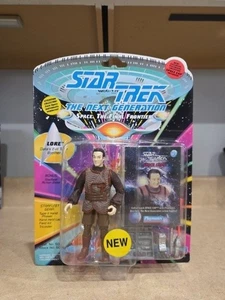 Playmates 1993 Star Trek The Next Generation con Skybox Card Lore - Imagen 1 de 2