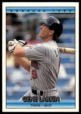1992 Donruss #496 Gene Larkin - Image 1 of 2