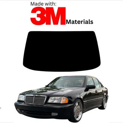 Tinte de ventana precortado para Mercedes Benz Clase C Sedán 94-00 Cerámica Hecho con 3M Foto 1 de 4