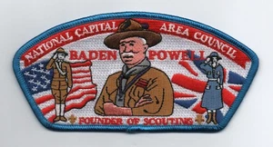 NCAC CSP SA- 189, Blue Brd, Baden Powell, Founder of Scouting, Mint! - Picture 1 of 1