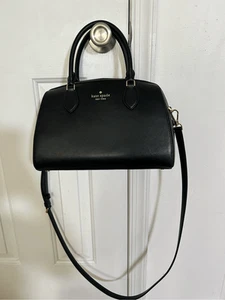 Kate Spade Madison Large Dolly Duffle Satchel Crossbody Schultertasche - Schwarz Neu mit Etikett - Bild 1 von 7