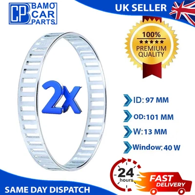 ПЕРЕДНЕЕ И ЗАДНЕЕ L/R ABS КОЛЬЦО РЕЛЕ ДЛЯ Porsche 911 Mercedes-Benz Vito 2 шт. - Изображение 1 из 2