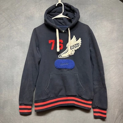 Superdry 3D 卫衣男式 XS 厚柔软运动服性能户外街道 — 第 1/4 张图片