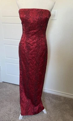 Cache Maxi Dress Embroidered Size 6 Women’s - Image 1 of 4