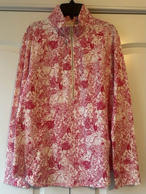 Новый с Ярлыками Lilly Pulitzer UPF50 + Skipper поповер животных магнетизм размер средний Бесплатная доставка - Изображение 1 из 4