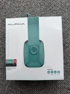 Alpha Pulse X Wireless/Wired Headphones Mint - Picture 1 of 4