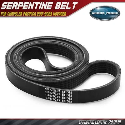 Cinturón Serpentine 79,21" para Chrysler Pacifica 2017-2023 Voyager 2020-2023 V6 3,6 L Foto 1 de 4