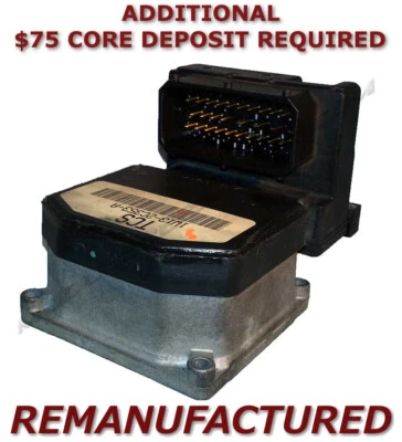REMAN 01 02 Lincoln Town Car ABS Pump Control Module  EXCHANGE anti lock brake - Image 1 of 4