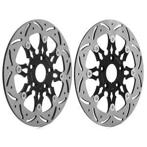 Floating 11.5" Front Rear Brake Rotors for Harley Softail Heritage FLSTC 87-99 - Picture 1 of 10