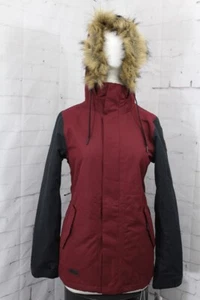 Volcom Fawn Insulated Snowboard Jacket, Womens' Extra Small/XS, Scarlet New - Picture 1 of 5
